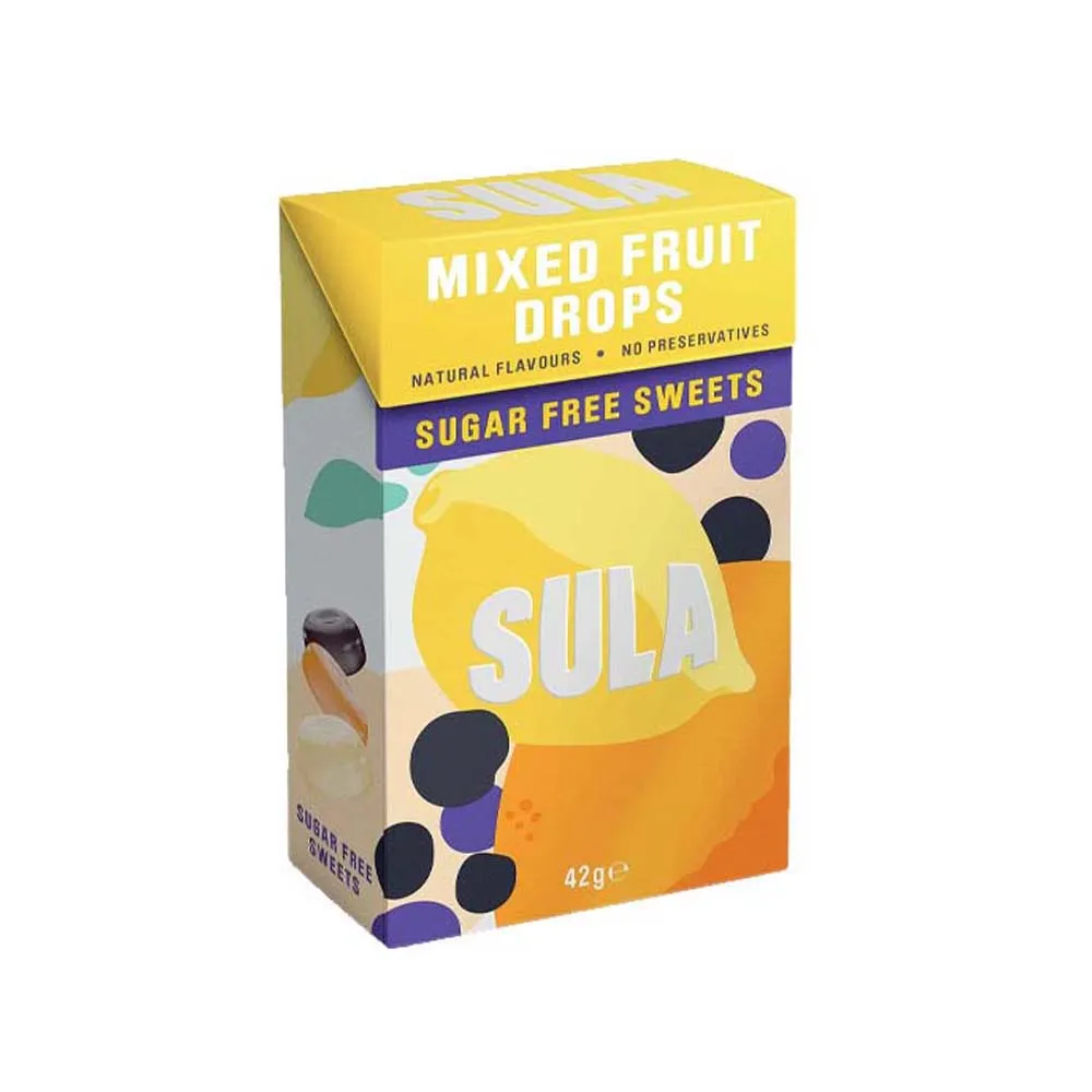 SULA SUGAR FREE FRUIT MIX SWEETS x14