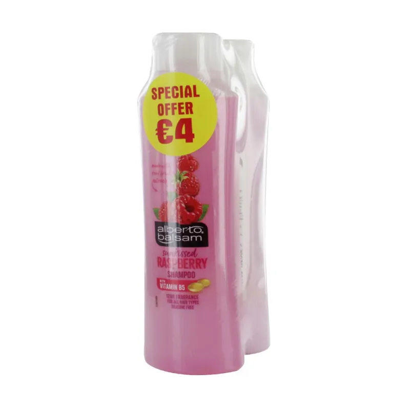 ALBERTO BALSAM RASPBERRY TWIN PK 350ml