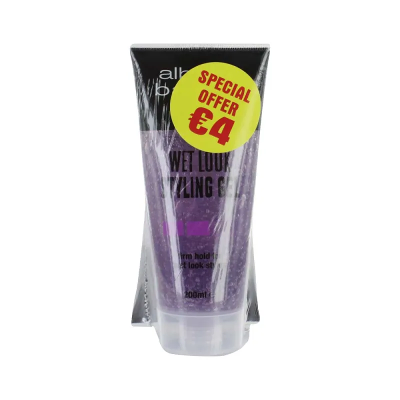ALBERTO BALSAM STYLING GEL WET LOOK 200ml twin pk