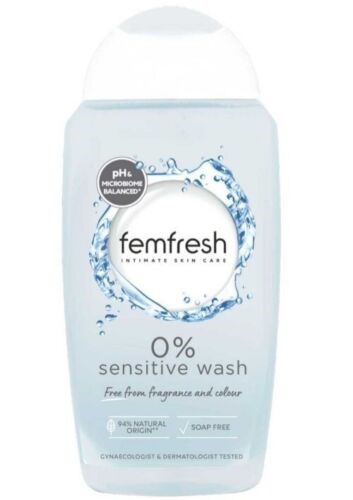 FEMFRESH 0% SENSTIVE WASH 250ml