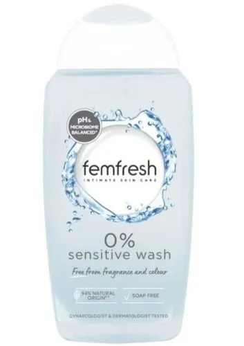 FEMFRESH 0% SENSTIVE WASH 250ml
