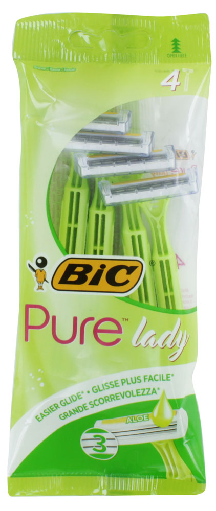 BIC PURE 3 LADY RAZOR 4's