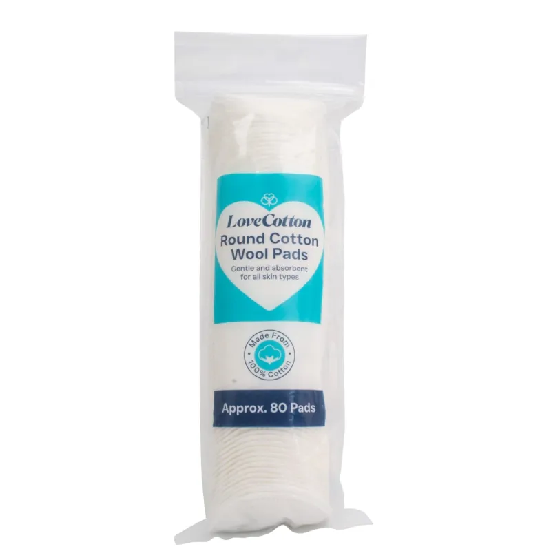 LOVE COTTON ROUND PADS 80s