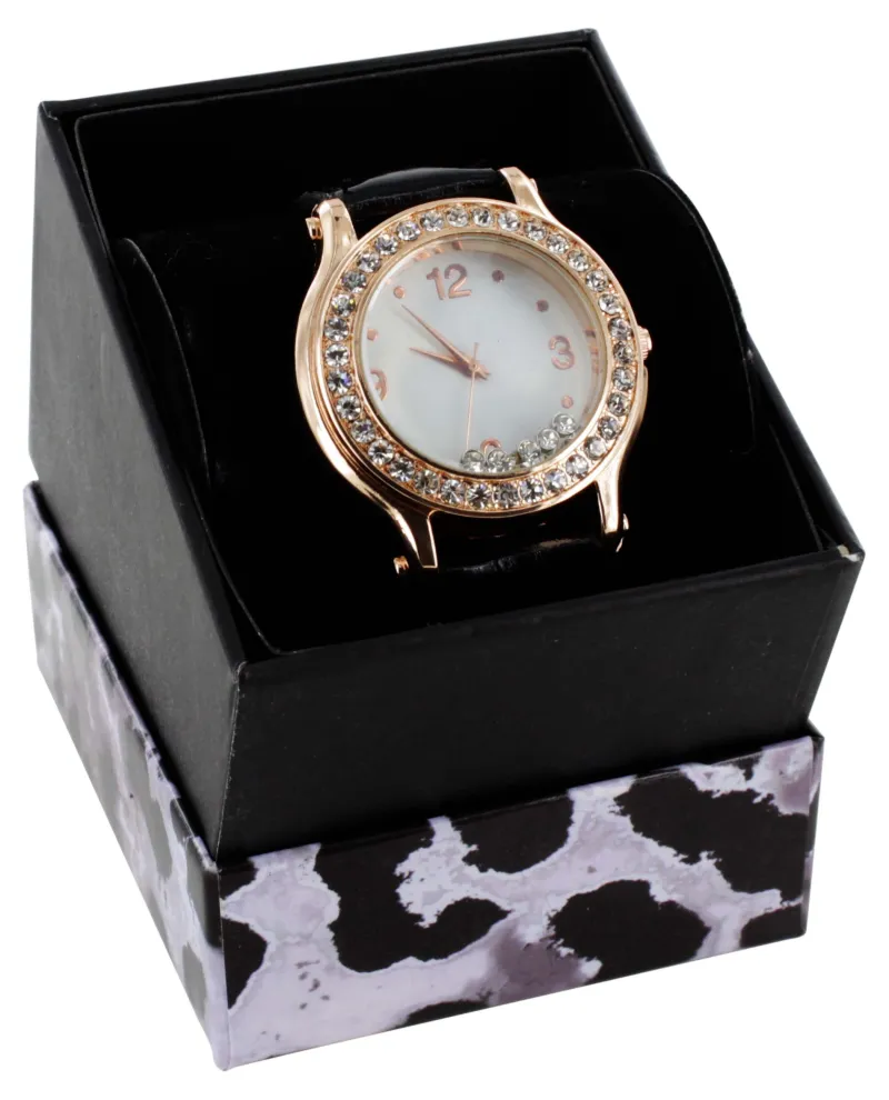 79104 FLOATING CRYSTAL WATCH