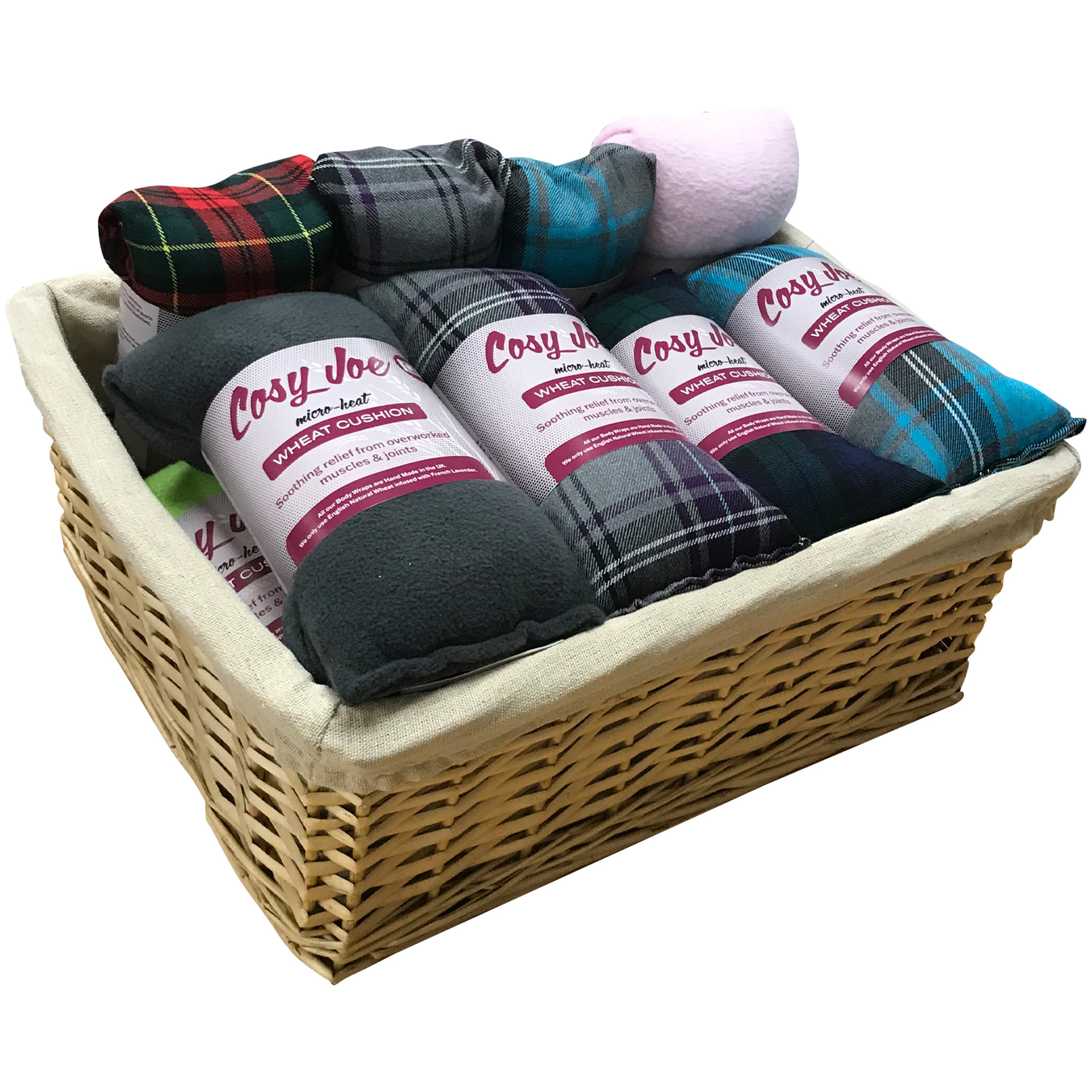 COSY JOE HOT-PAK WHEAT CUSHION LAVENDER