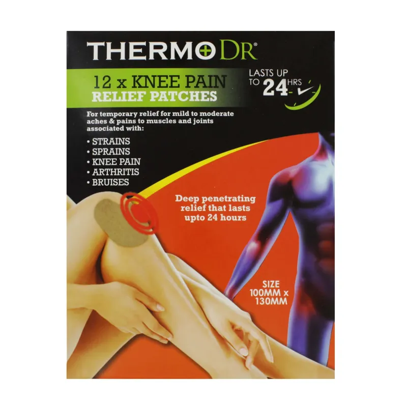 THERMO DR 12 KNEE PAIN RELIEF PATCHES