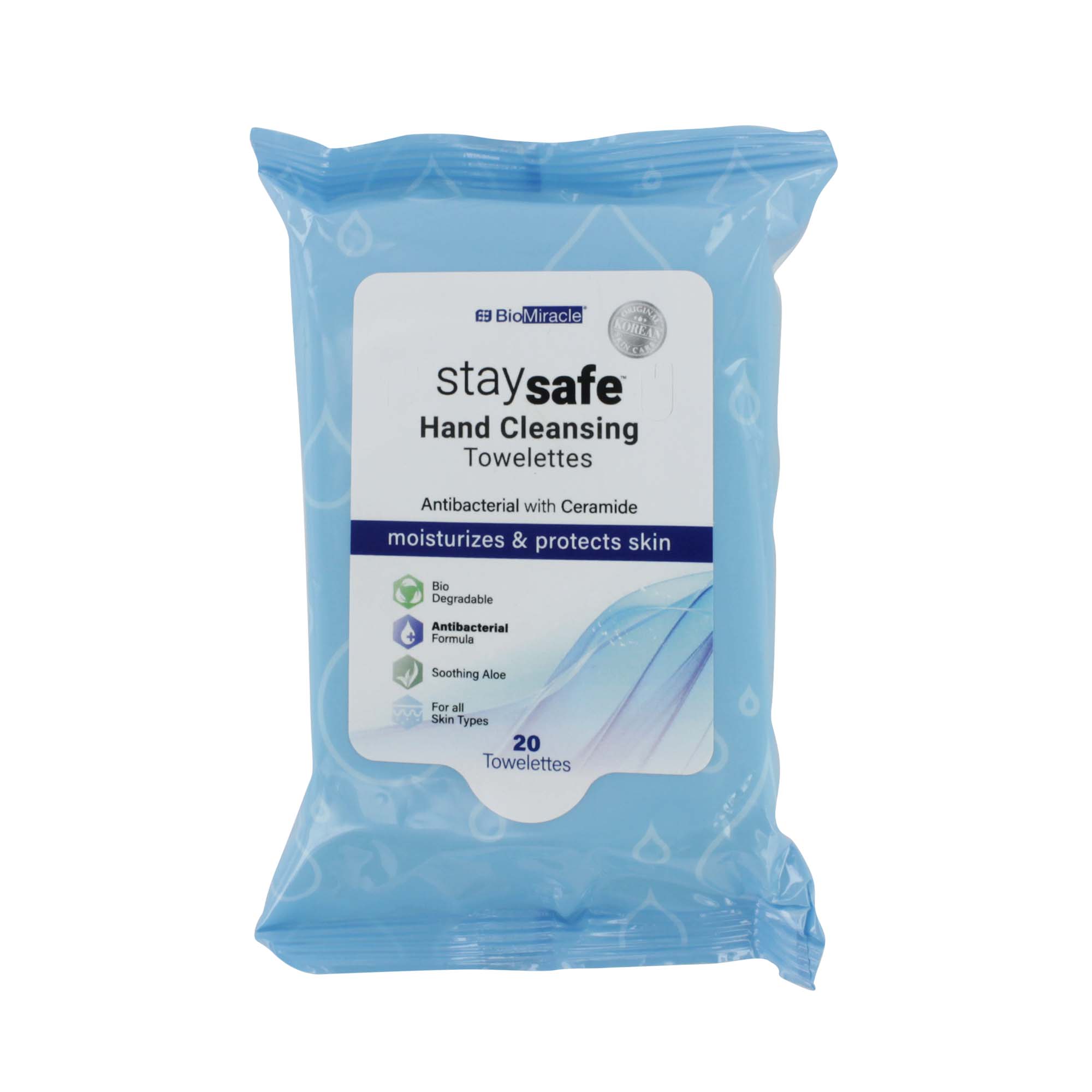 STAY SAFE SANITISER WIPES 20's