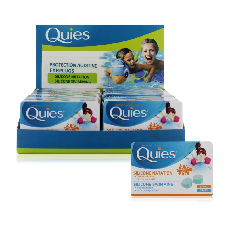 QUIES KIDS SILICONE EAR PLUGS (3 PAIRS)