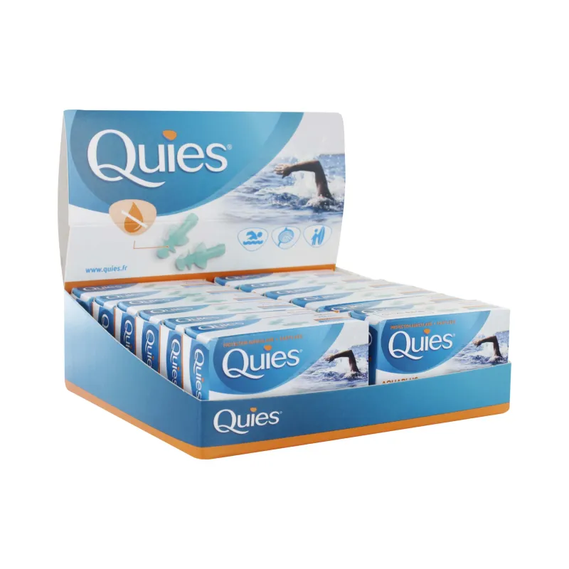QUIES AQUAPLUG SWIMMING EARPLUGS