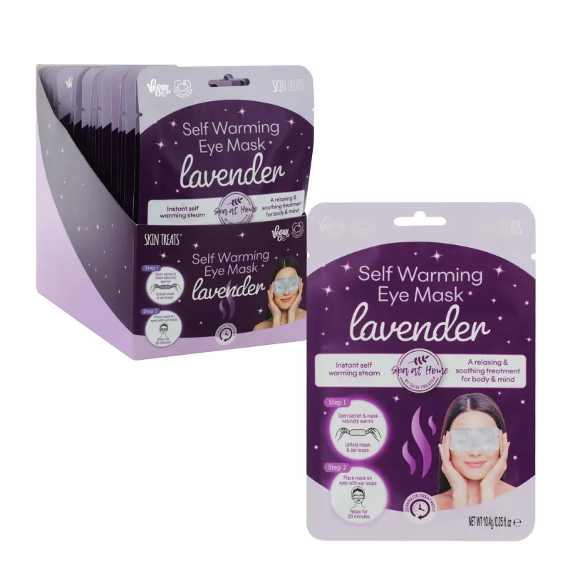 LAVENDER HEATED EYE MASK DISP x24