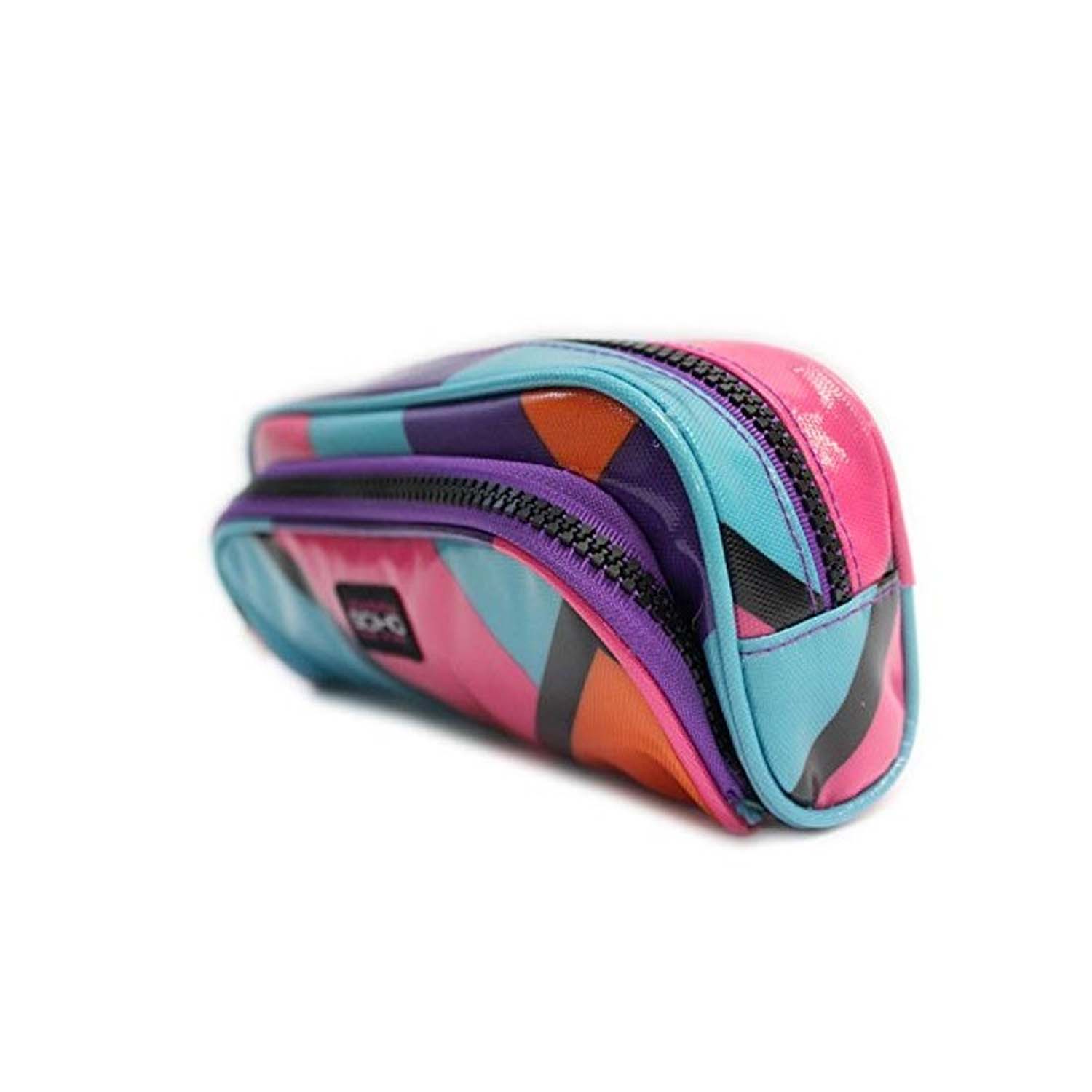 491462U SOHO BRIGHT DOUBLE ZIP  BAG SMALL