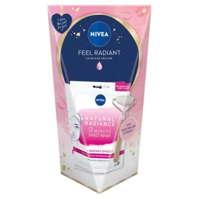 NIVEA FEEL RADIANT 3pce roller set***special