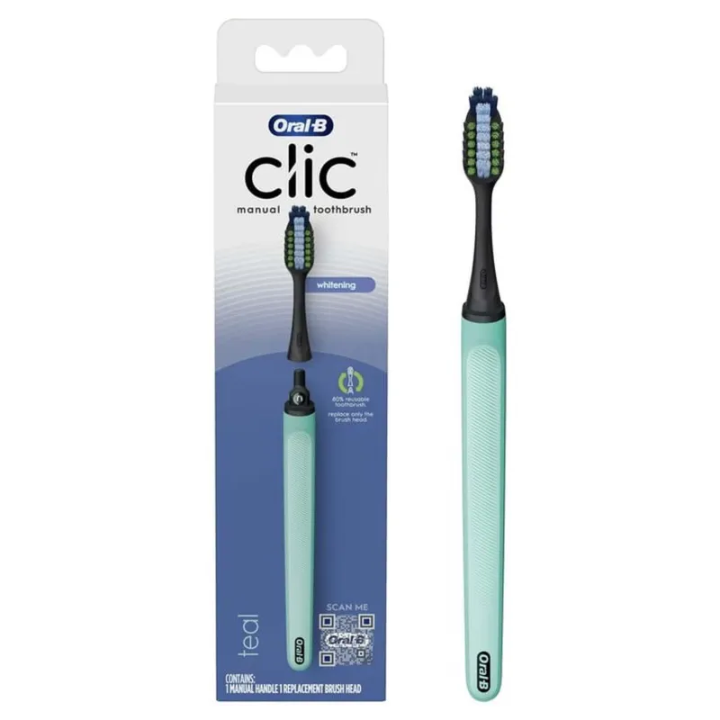 ORAL B CLIC T/BRUSH TEAL