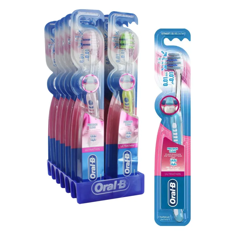 ORAL B PRECISION CLEAN ULTRATHIN XSOFT T/BRUSH x12
