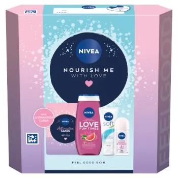 NIVEA NOURISH ME WITH LOVE 4pce GIFT SET