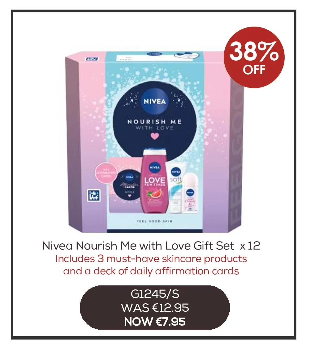 NIVEA NOURISH ME WITH LOVE 4pce GIFT SET***BLK FRIDAY 25