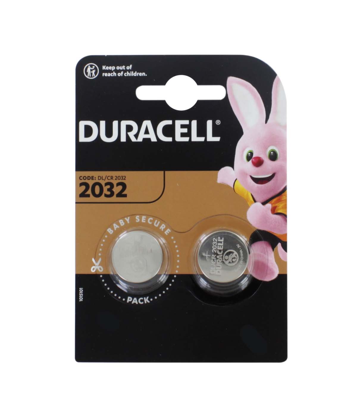 DURACELL CR-2032 LITHIUM BATTERY TWIN PACK x 10