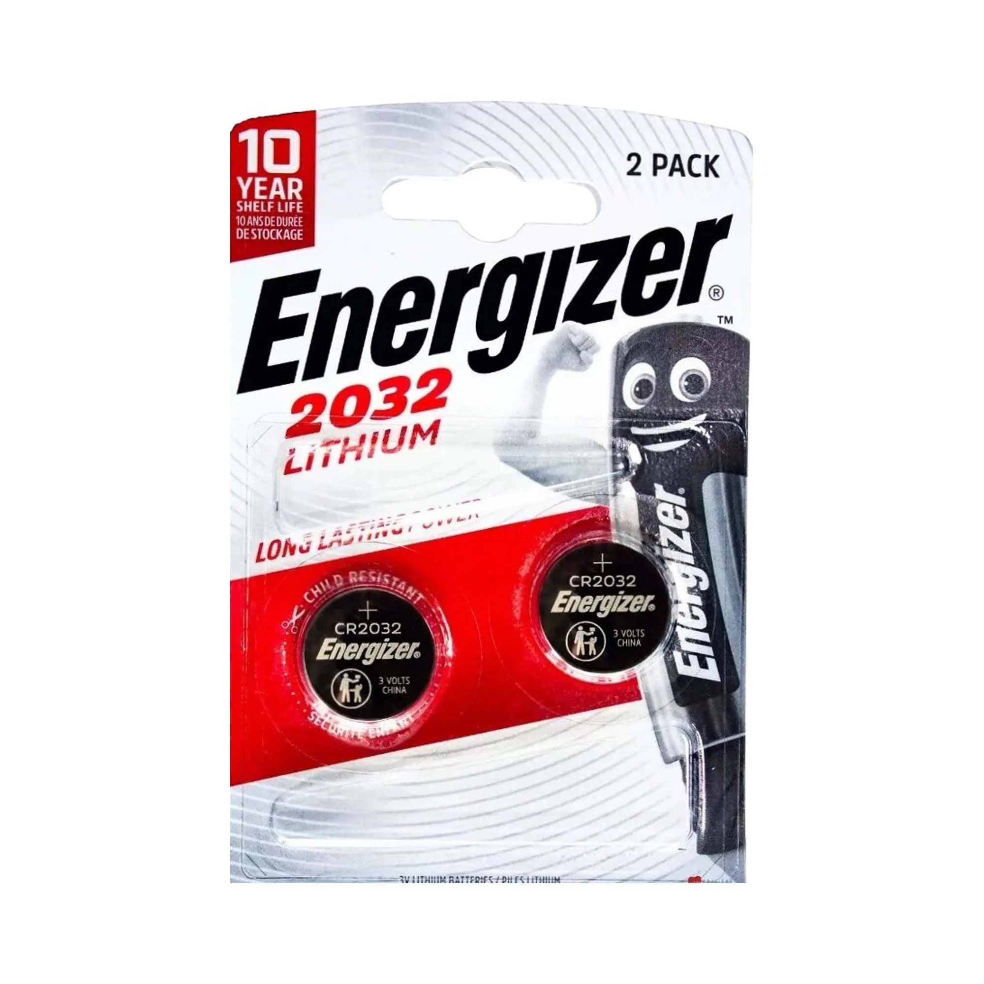 ENERGIZER 2032 LITHIUM BATTERY 2 pk