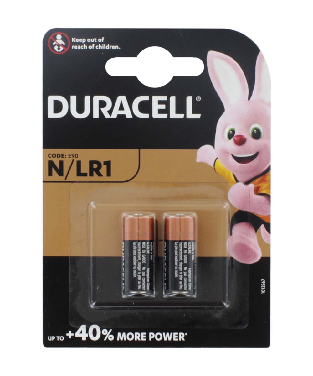 DURACELL N/LR1 BATTERY 2 PACK