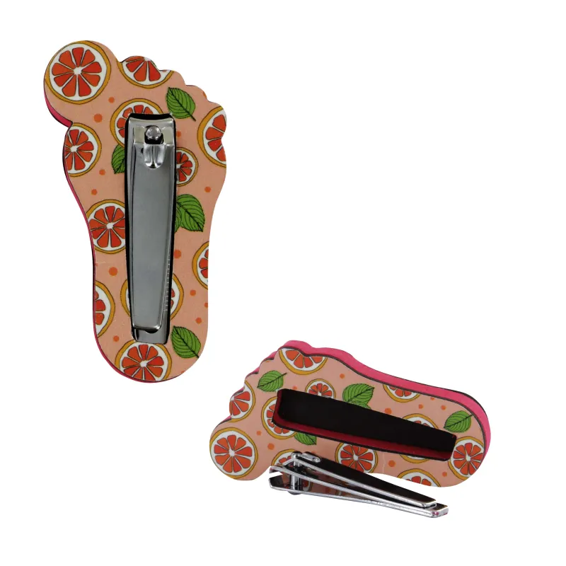 FOOT SHAPE NAIL BUFFER & CLIPPER SET