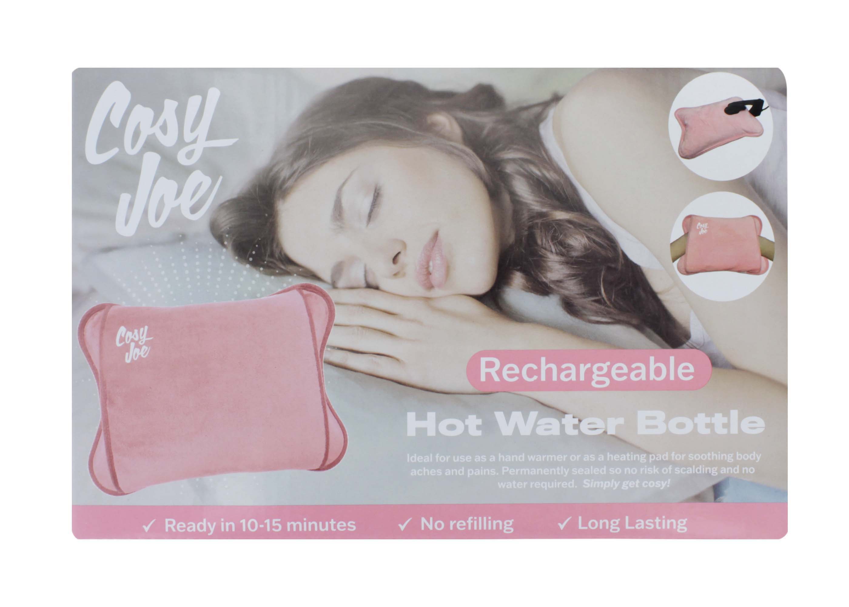 COSY JOE ELECTRIC HOT WATER BOTTLE pink
