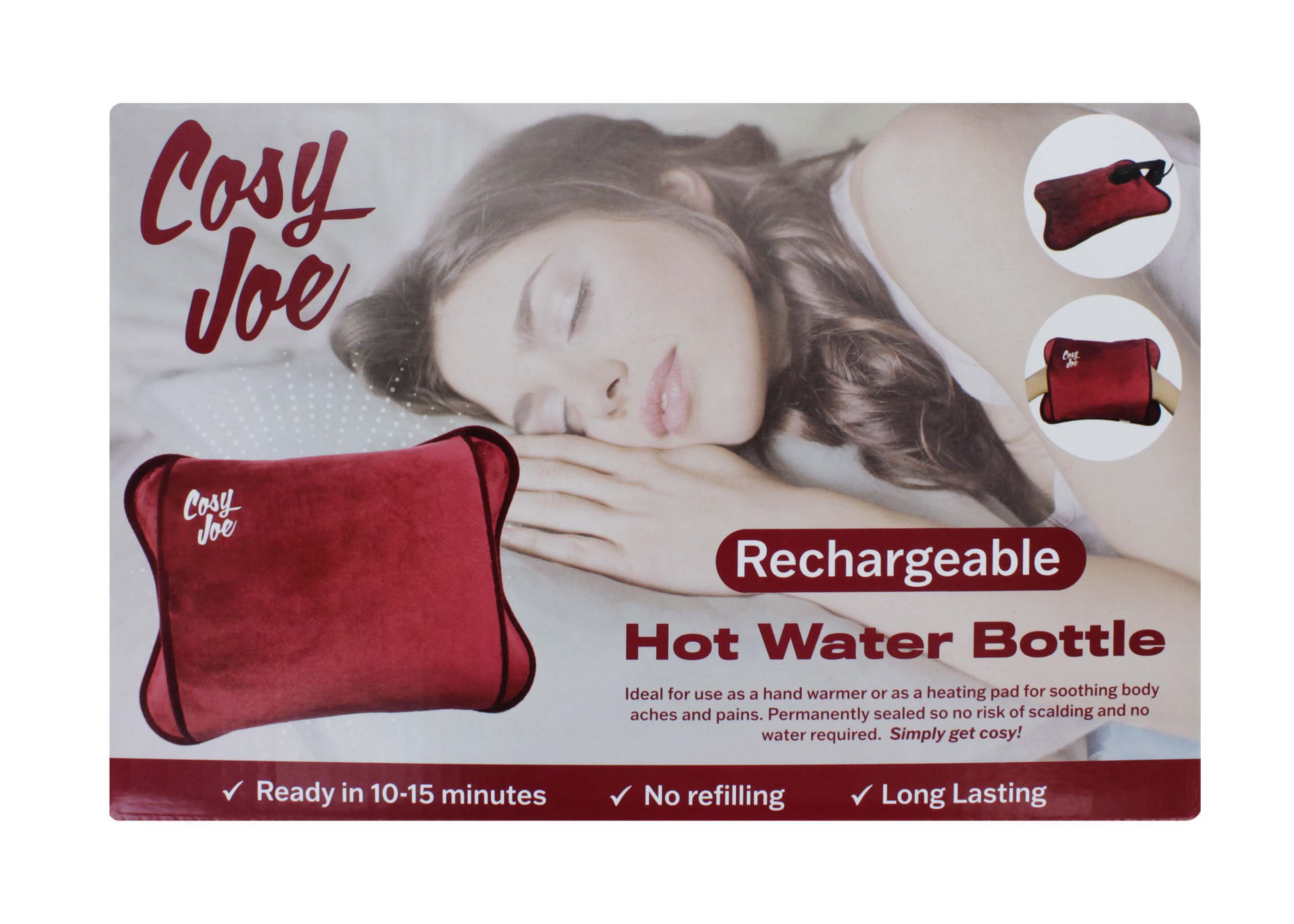 COSY JOE ELECTRIC HOT WATER BOTTLE wine