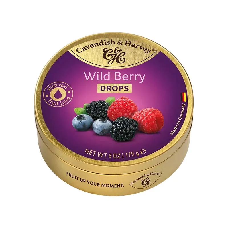 CAVENDISH & HARVEY WILD BERRY DROPS 175g x 9