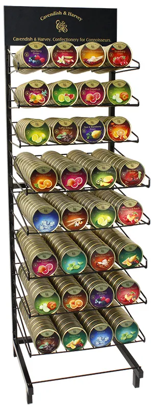 CAVENDISH & HARVEY EMPTY FSDU HOLDS 252 TINS