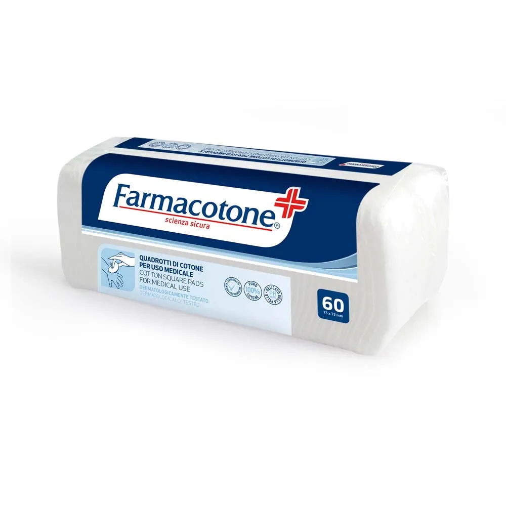 1541 FARMACOTONE 60 MEDICAL COTTON SQUARES x12