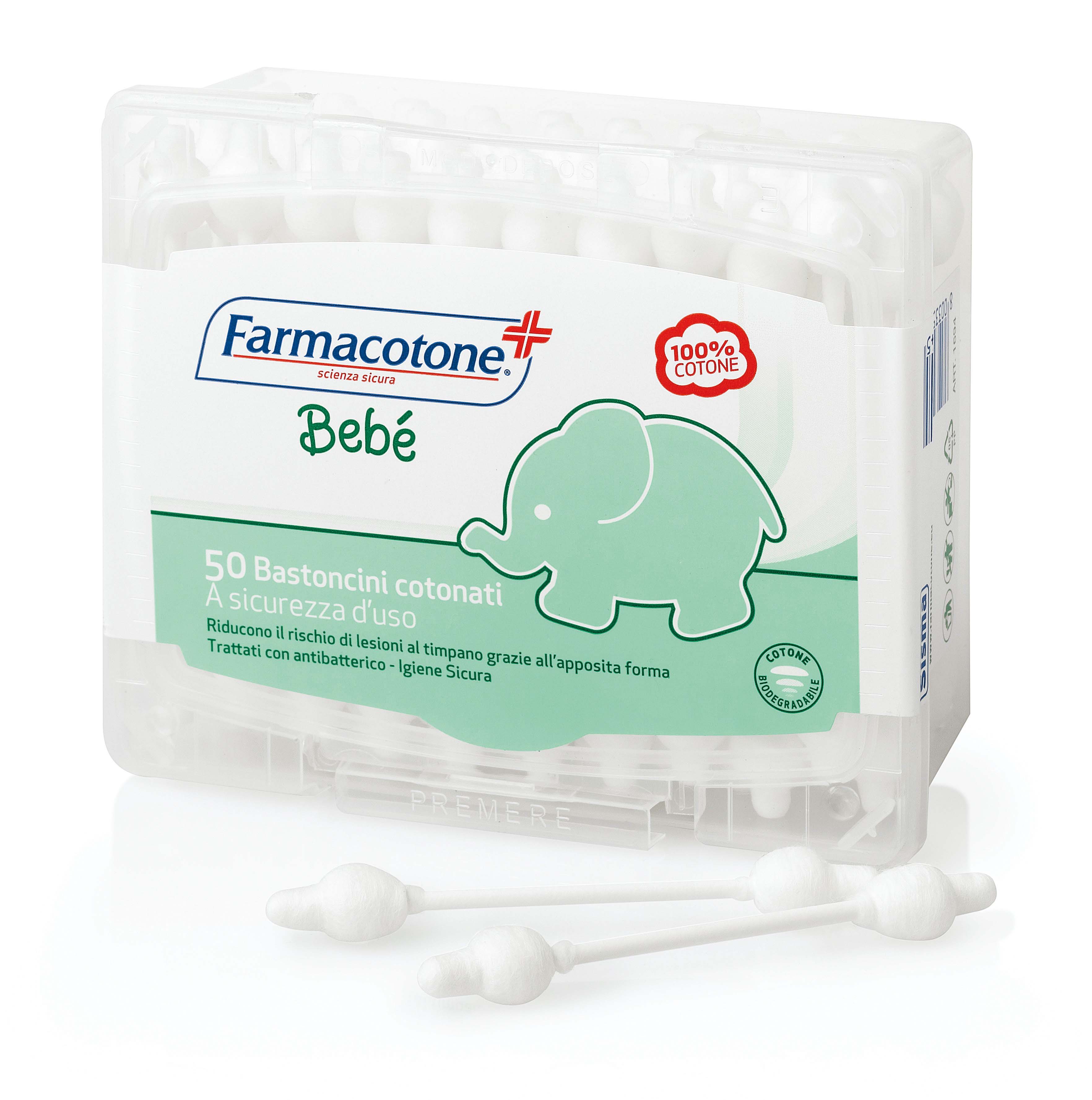 1694 FARMACOTONE BEBE 50 SAFTEY BUDS x12