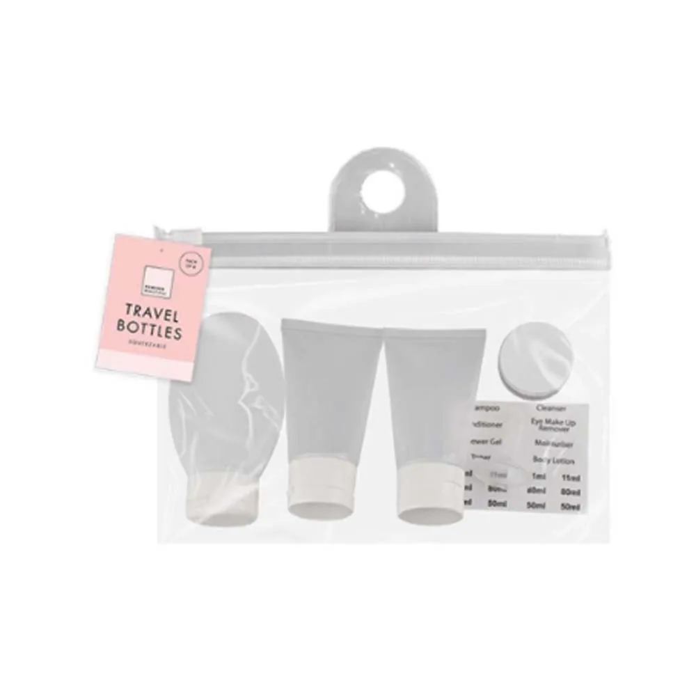 PER7929 SQUEEZABLE TRAVEL BOTTLES