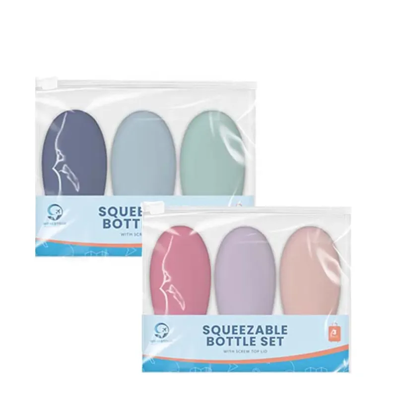 TRA8153OB SQUEEZABLE TRAVEL BOTTLE 3 PACK