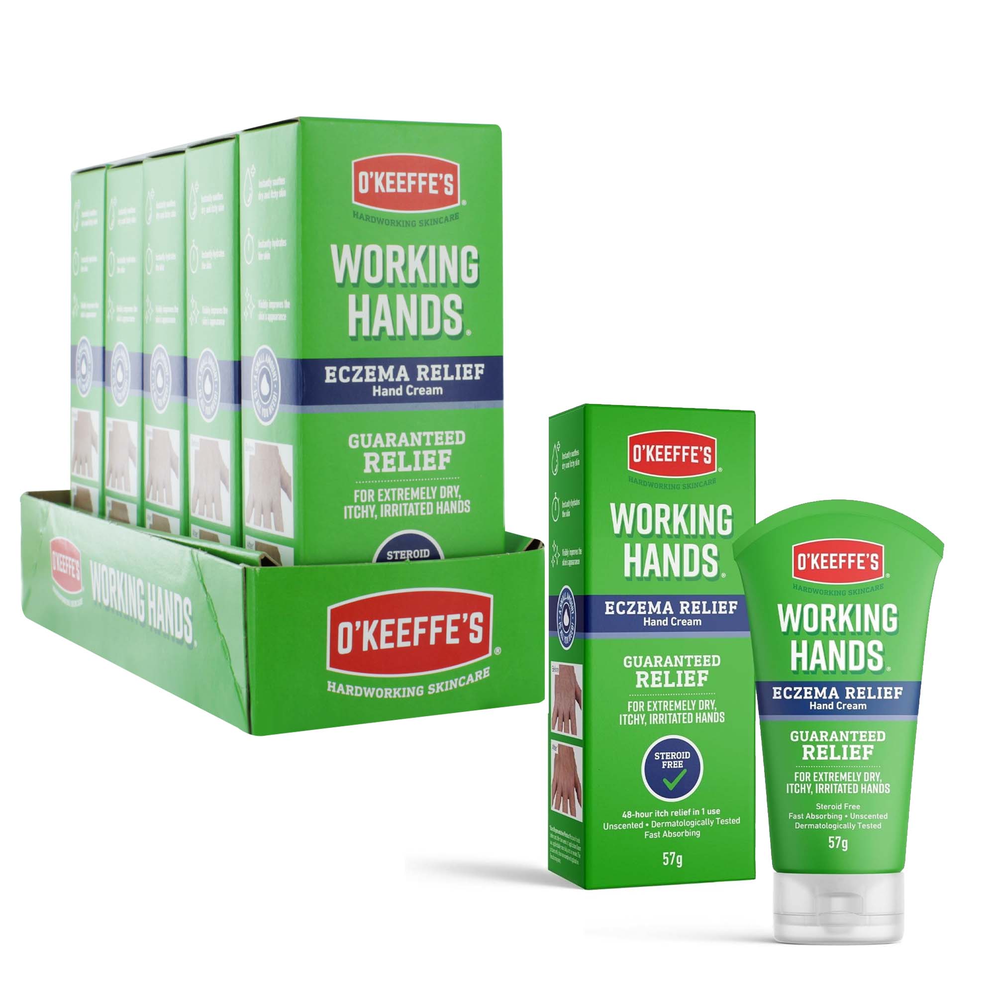 O'KEEFFE'S WORKING HANDS ECZEMA RELIEF HAND CREAM x5  115475