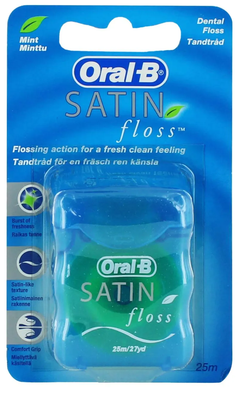 ORAL B SATIN FLOSS