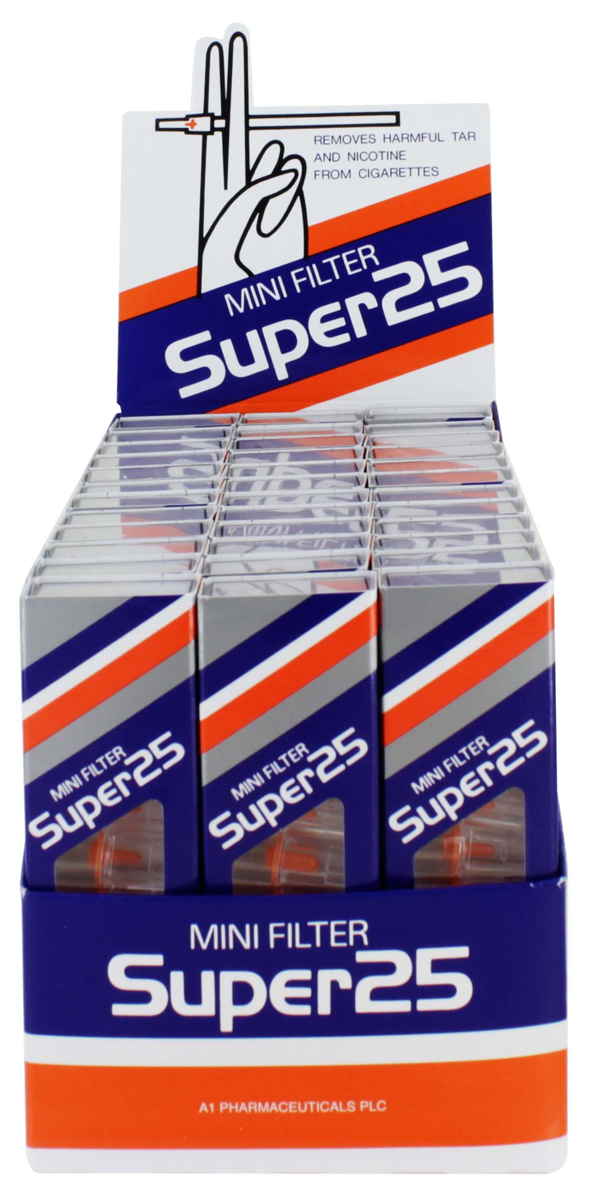 CIGARETTE FILTERS SUPER 25 x 36