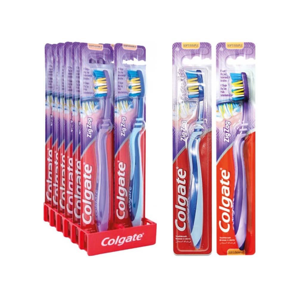 COLGATE ZIG ZAG PLUS T/BRUSH SOFT x12