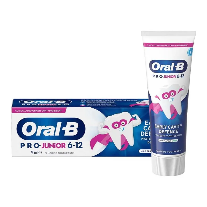 ORAL B PRO JUNIOR KIDS T/PASTE 6-12yr 75ml