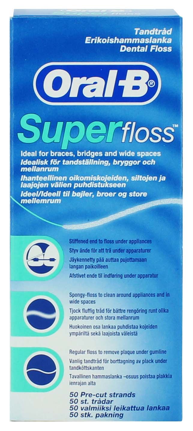 ORAL B SUPER FLOSS
