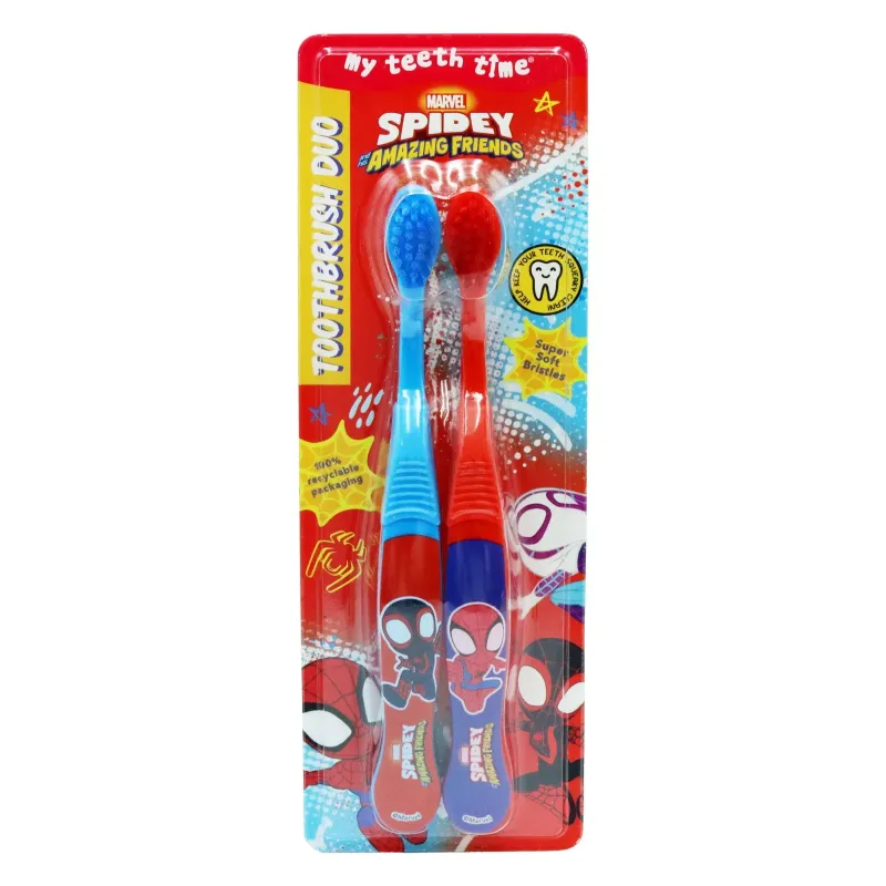 SPIDEY & FRIENDS T/BRUSH DUO