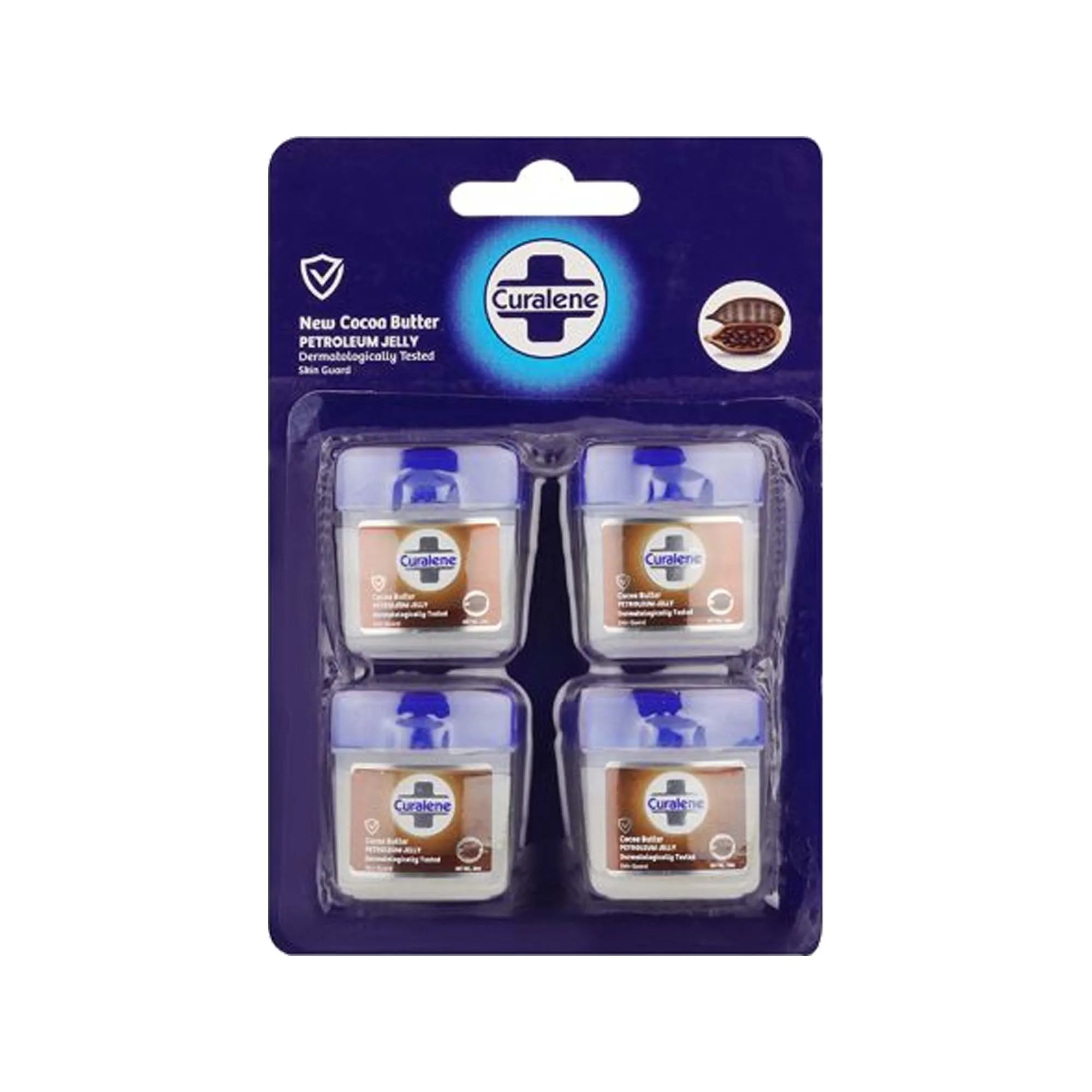CURALENE PETROLEUM JELLY MINI SIZE 4x10ml PACK cocoa butter