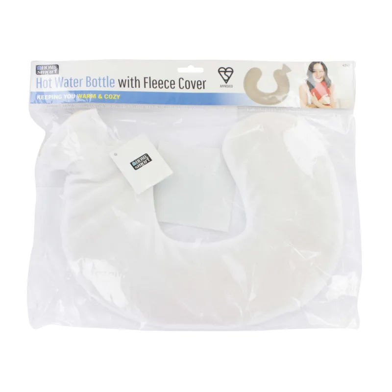 4241 HOME SMART NECK/SHOULDER FLEECE COVERED HOT WATER BOTTLE