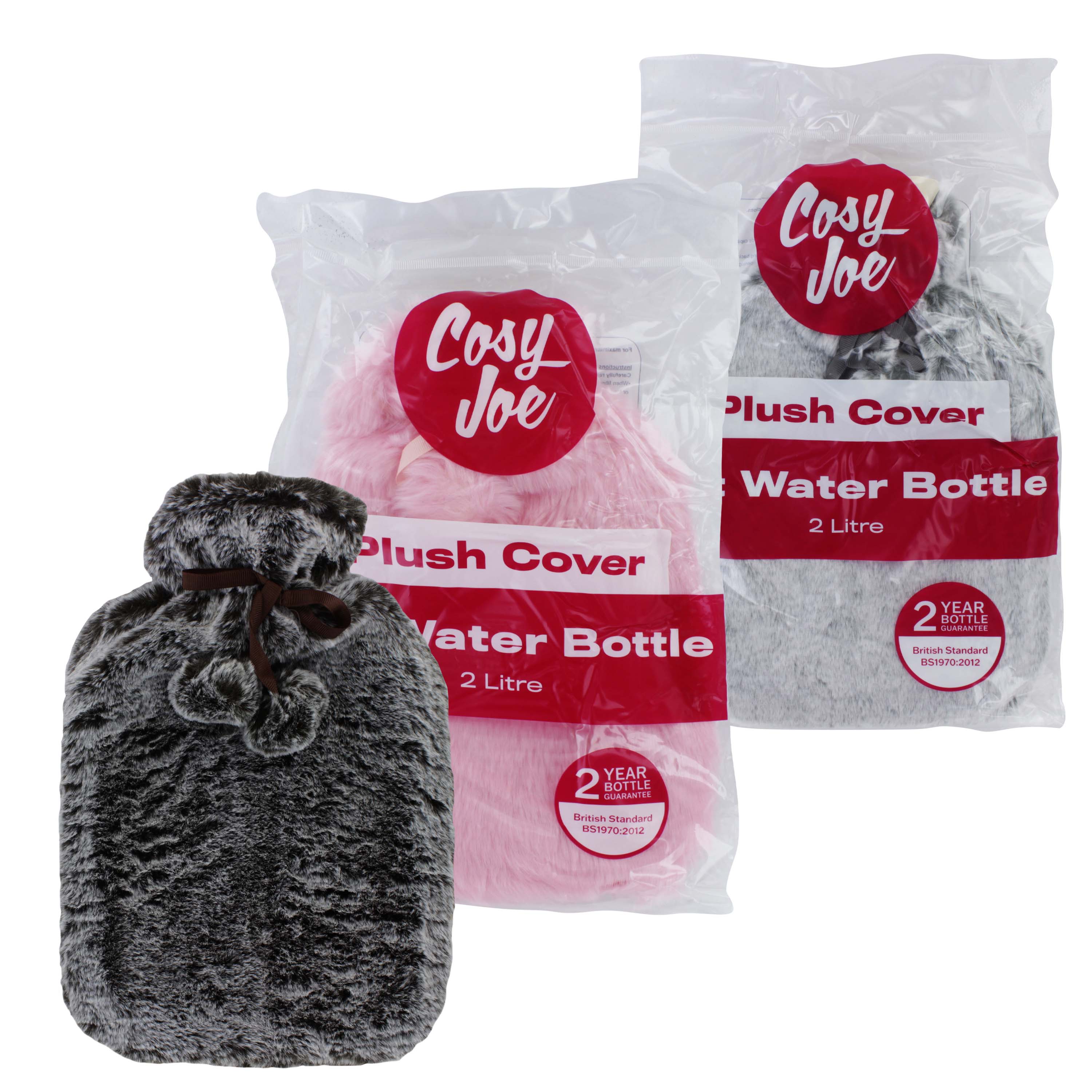 COSY JOE PLUSH COVERED HOT WATER BOTTLE