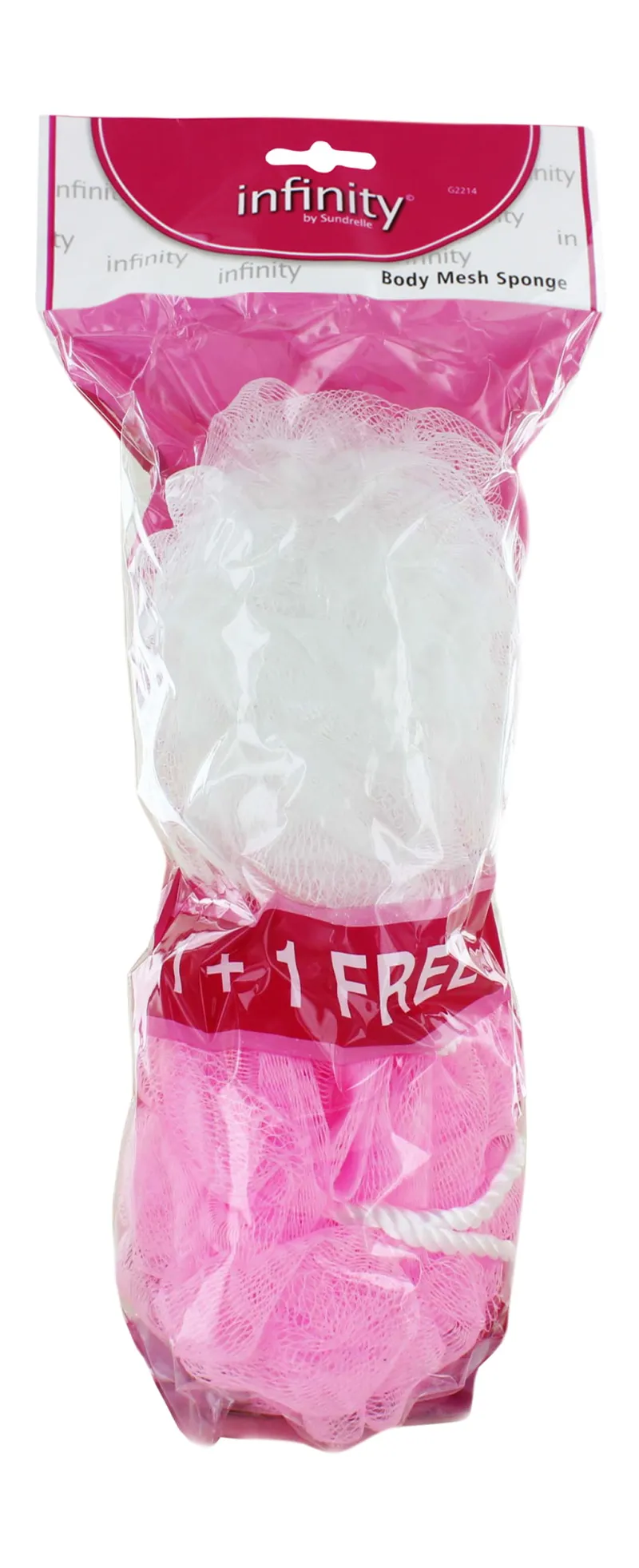 BODY MESH SPONGE ( 1 + 1 FREE )