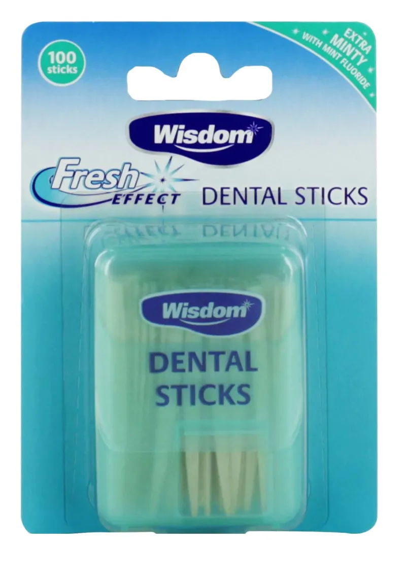 WISDOM 100 WOODEN DENTAL STICKS***price increase
