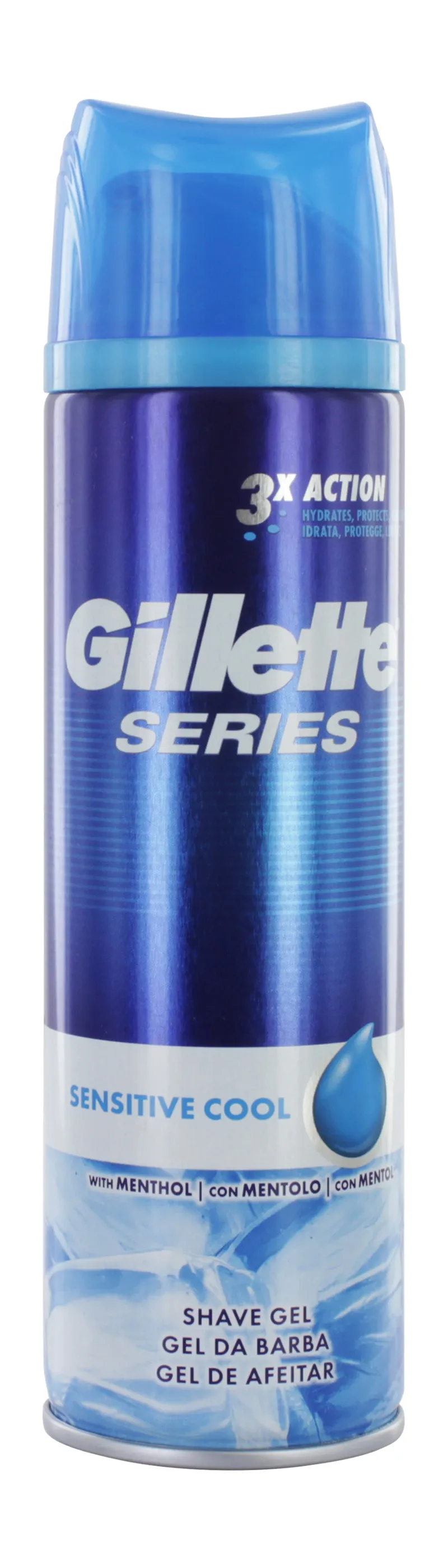 GILLETTE SENSITIVE COOL SHAVE GEL 200ml