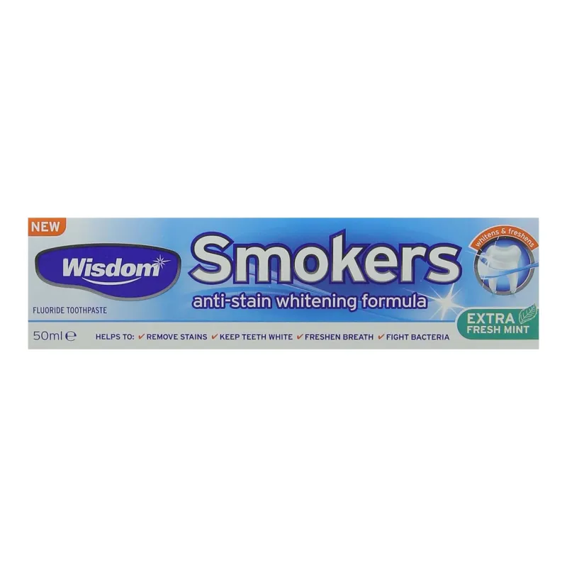 WISDOM SMOKERS T/PASTE 50ml