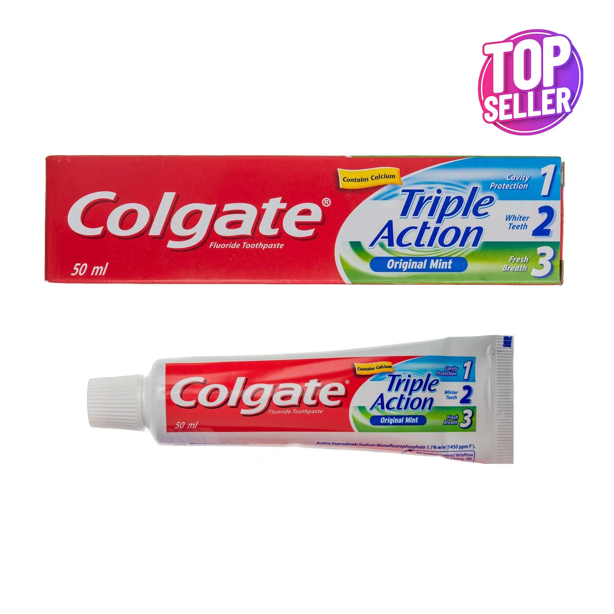COLGATE TRIPLE ACTION TOOTHPASTE 50ml