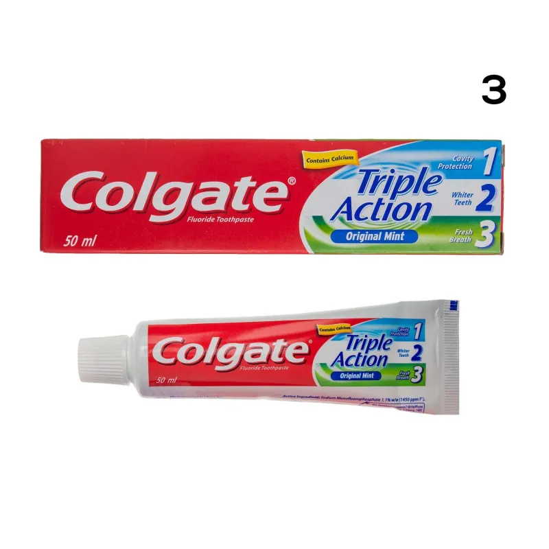 COLGATE TRIPLE ACTION TOOTHPASTE 50ml
