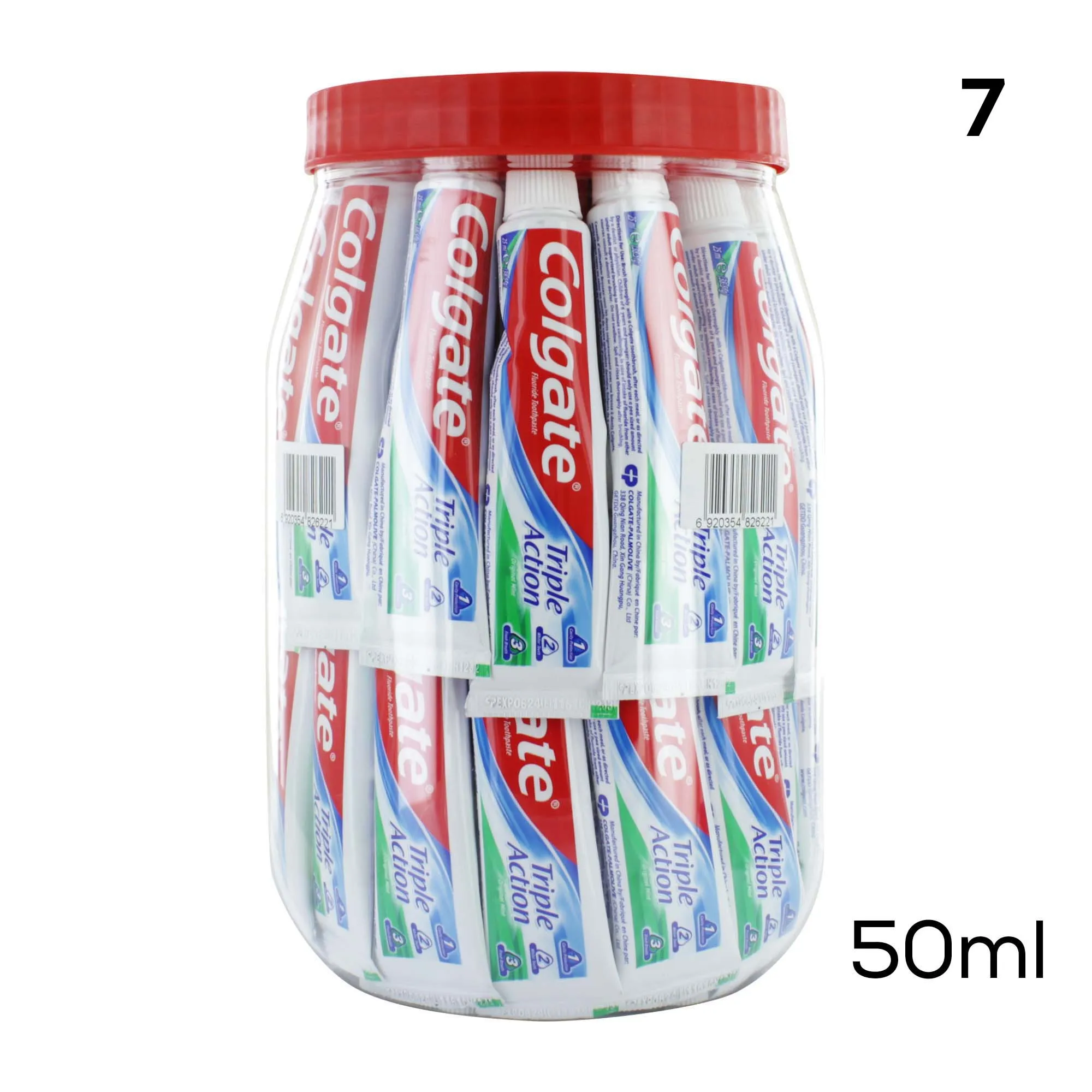 COLGATE TRIPLE ACTION TOOTHPASTE 50ml tub x48