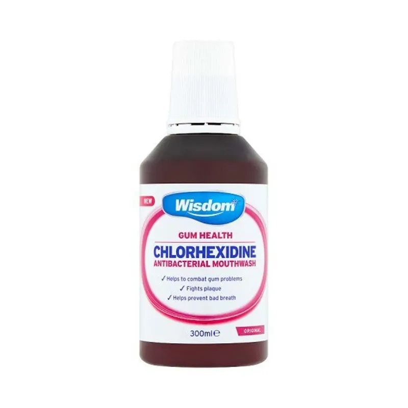 WISDOM CHLORHEXIDINE MOUTHWASH ORIGINAL 300ml